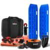 X-BULL Winch Recovery Kit with Blue Tracks