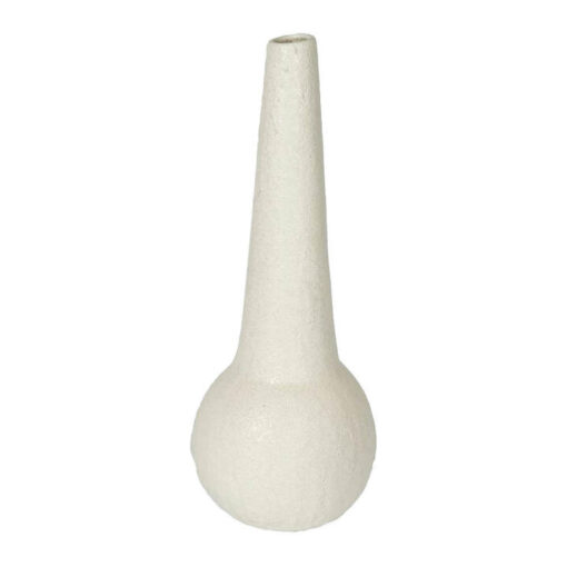 Yves Terracotta Vessel, Type A, White