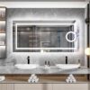 1200x600mm LED Bathroom Mirror Anti-fog Magnifying