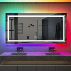 1200x800mm LED Bathroom Mirror Anti-fog Illuminated