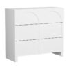 Artiss 3 Chest of Drawers Lowboy Dresser Cabinet White