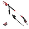 BAUMR-AG 20V SYNC Cordless Pole Saw & Hedge Trimmer Combo, 8 inch Chainsaw Pruner, Telescopic Handle, with Battery and Charger Kit
