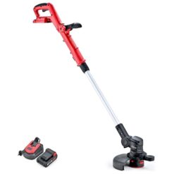 BAUMR-AG LN3 20V SYNC Cordless 2in1 Line Trimmer & Lawn Edger, with Battery and Charger Kit, Adjustable head, Guide Wheel