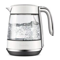 Breville The Crystal Luxe Glass Kettle - Sea Salt