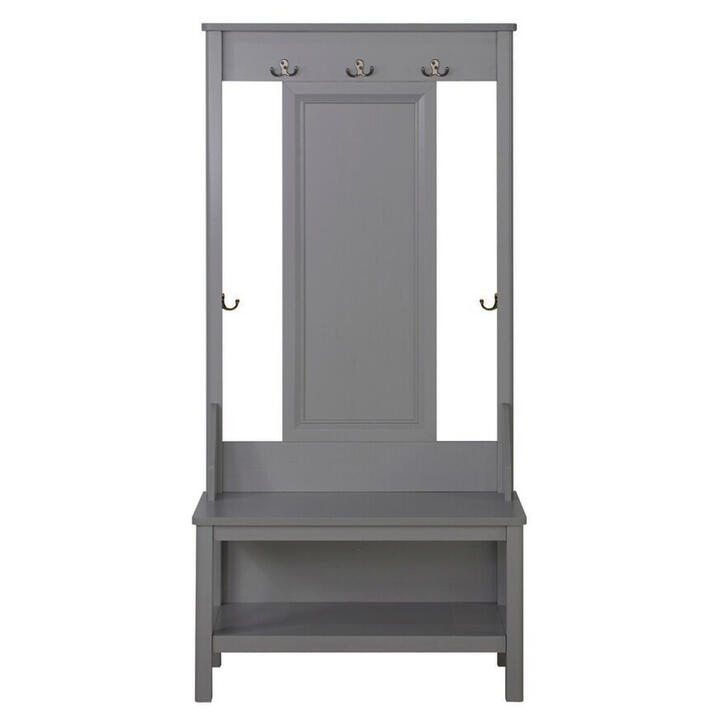 Hinton Wooden Hallway Stand, Grey Hinton Wooden Hallway Stand, Grey
