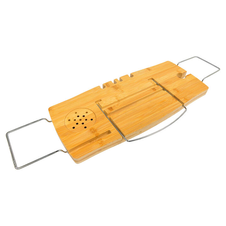 Serian Bamboo Expandable Bath Caddy Serian Bamboo Expandable Bath Caddy
