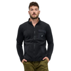 Unisex Full Zip Fleece Black