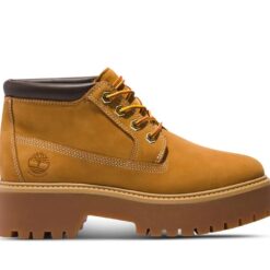 Women's Stone Street Mid Lace Up Waterproof Boot Wheat 6 US Womens