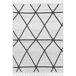 Ares Trojan Geometric Modern Rug, 230x160cm
