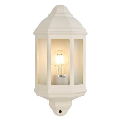 Avara IP54 Exterior Wall Light, Beige