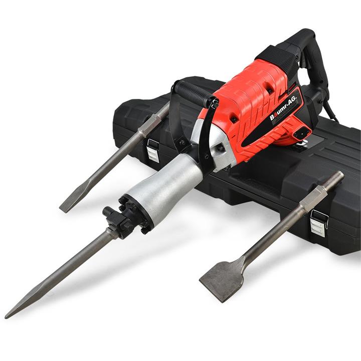 BAUMR-AG 2400W Pro-Grade Electric Demolition Jackhammer, with 3 Bonus Chisels, Carry Case Baumr-AG 2400W Pro-Grade Electric Demolition Jackhammer, with 3 Bonus Chisels, Carry Case
