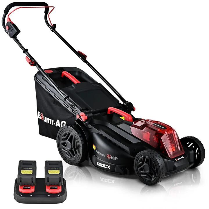 BAUMR-AG 500CX 40V SYNC 17" Cordless Lawn Mower Kit, Fast Charger, 2 x 4Ah Battery, 5 Stage Height Adjustment Baumr-AG 500CX 40V SYNC 17" Cordless Lawn Mower Kit, Fast Charger, 2 x 4Ah Battery, 5 Stage Height Adjustment