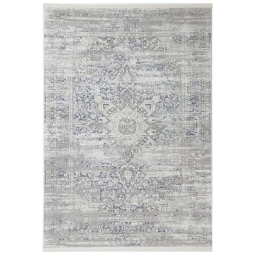 Bohemian Paradise No.06 Transitional Rug, 290x200cm, Grey / Blue
