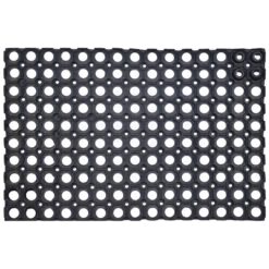 Circle Hollow Rubber Doormat, 60x40cm