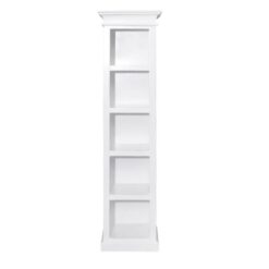 Halifax Solid Mahogany Timber Slim Book Shelf