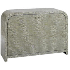 Harlan Shell Inlaid 2 Door Cabinet