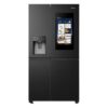 Hisense 614L PureFlat Eclipse Side-by-Side Fridge Freezer with Ice & Water Dispenser - Black