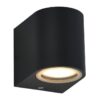 Olaris IP54 Exterior LED Wall Light, CCT, Black