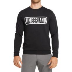 Oyster River Loopback Crew Sweatshirt Black