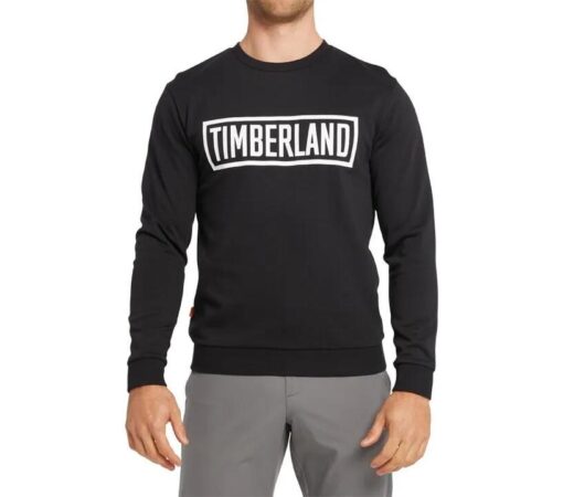 Oyster River Loopback Crew Sweatshirt Black