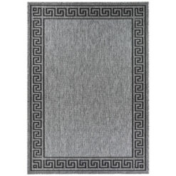 Pacific No.7781 Indoor / Outdoor Rug, 380x280cm, Grey / Black