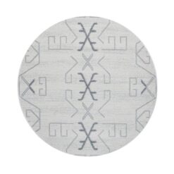 Paradise Cala Modern Round Rug, 240cm, Grey