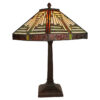 Prudence Tiffany Style Stained Glass Table Lamp, Small