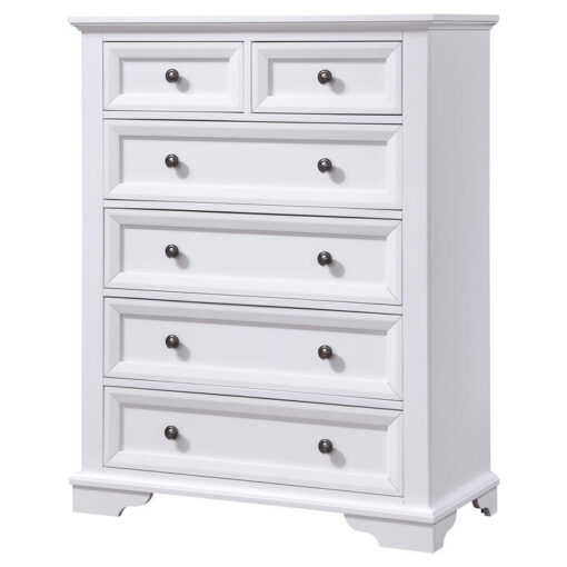 Quorix Wooden 6 Drawer Tallboy