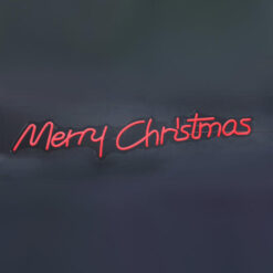 Reyk LED Light Up Merry Christmas Neon Sign, Red