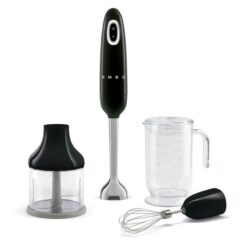 Smeg Hand Blender with Accessories 50's Style - Black