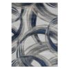 Sunbury Chase Modern Rug, 240x330cm, Grey / Blue