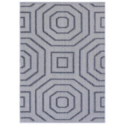 Vanuatu Suri Ash Flatweave Modern Rug, 150x80cm, Charcoal
