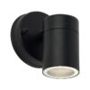 Zyven IP54 Exterior LED Fixed Down Wall Light, CCT, Black