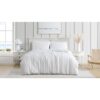 Ardor Shiloh Textured Quilt Cover Set, King, White