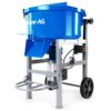 BAUMR-AG 120L Forced Action Pan Mixer, 1500W Electric, Heavy-Duty Frame