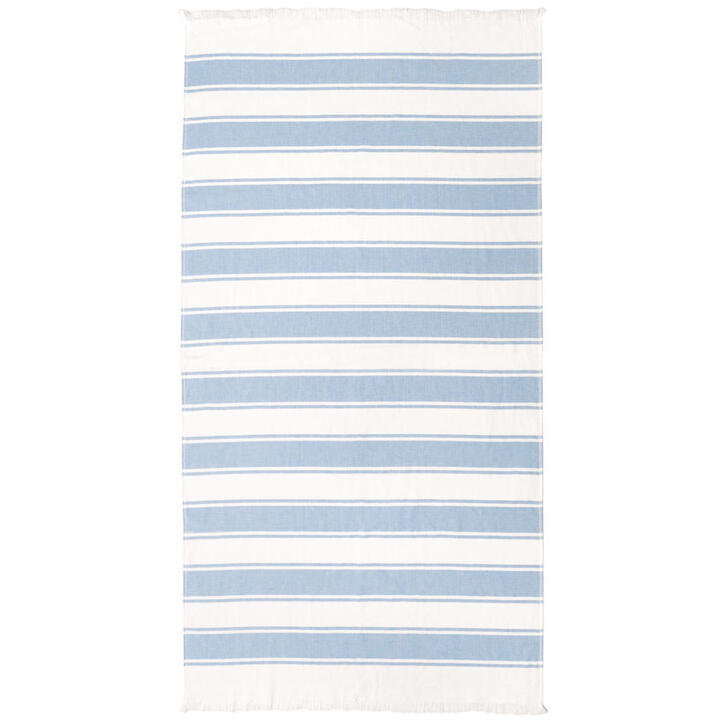 Bambury Andie Cotton Beach Towel, Blue Bambury Andie Cotton Beach Towel, Blue