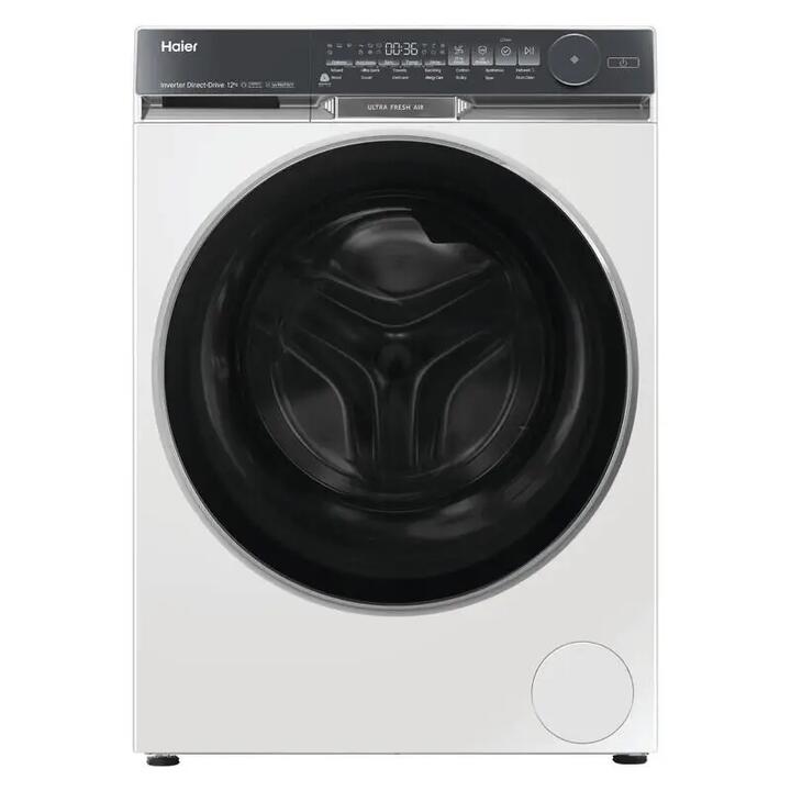 Haier 12kg Smart 500 Series Front Load Washing Machine - White Haier 12kg Smart 500 Series Front Load Washing Machine - White