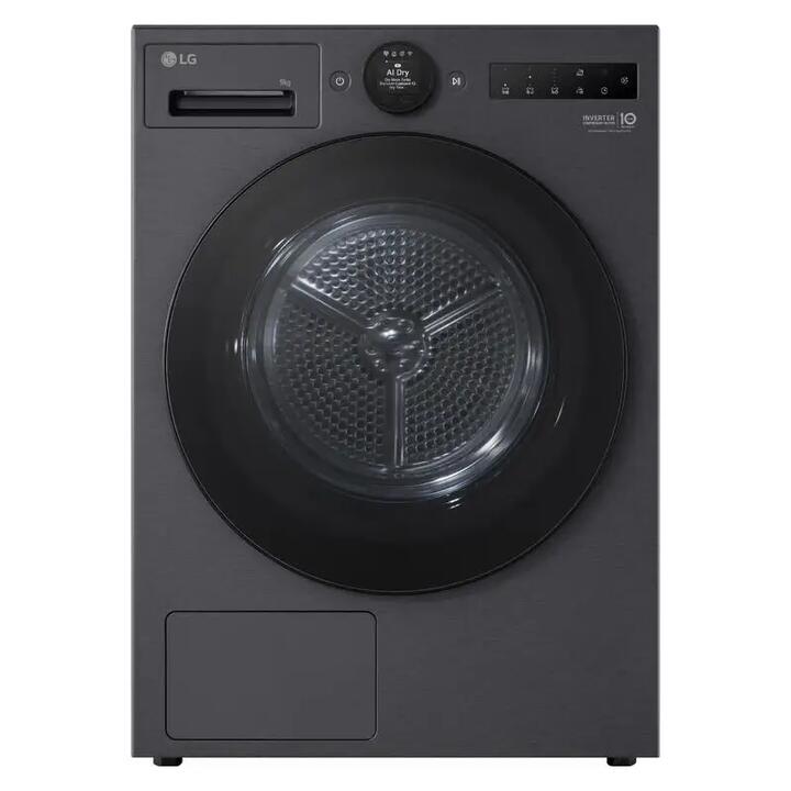 LG 9kg Series 9 AI Heat Pump Dryer - Matte Black LG 9kg Series 9 AI Heat Pump Dryer - Matte Black