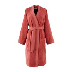 Lacoste Defile Organic Cotton Bath Robe, Large, Sierra