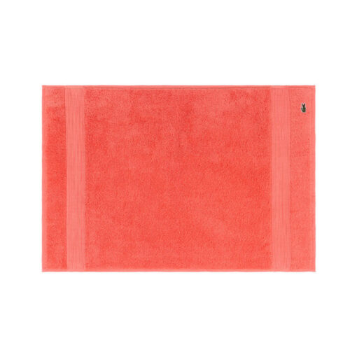Lacoste Lecroco Organic Cotton Bath Mat, 50x70cm, Papaye