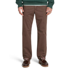 Men's Claremont Twill Chino Pant (Straight) Brown
