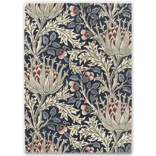 Morris & Co Artichoke Hand Tufted Designer Wool Rug, 350x250cm, Mineral