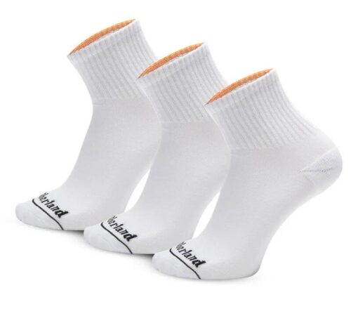 Ocean Grove Quarter Sock 3 Pack White