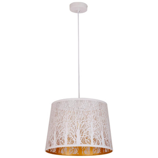 Penshade Iron Pendant Light, Tree, White