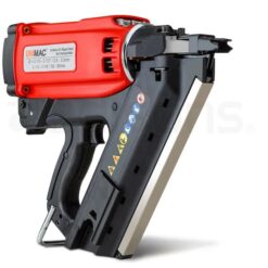 UNIMAC LXG3000 50-90mm 34-Deg Cordless Gas Framing Nail Gun, Commercial Gas Nailer, with 2 Li-Ion Batteries