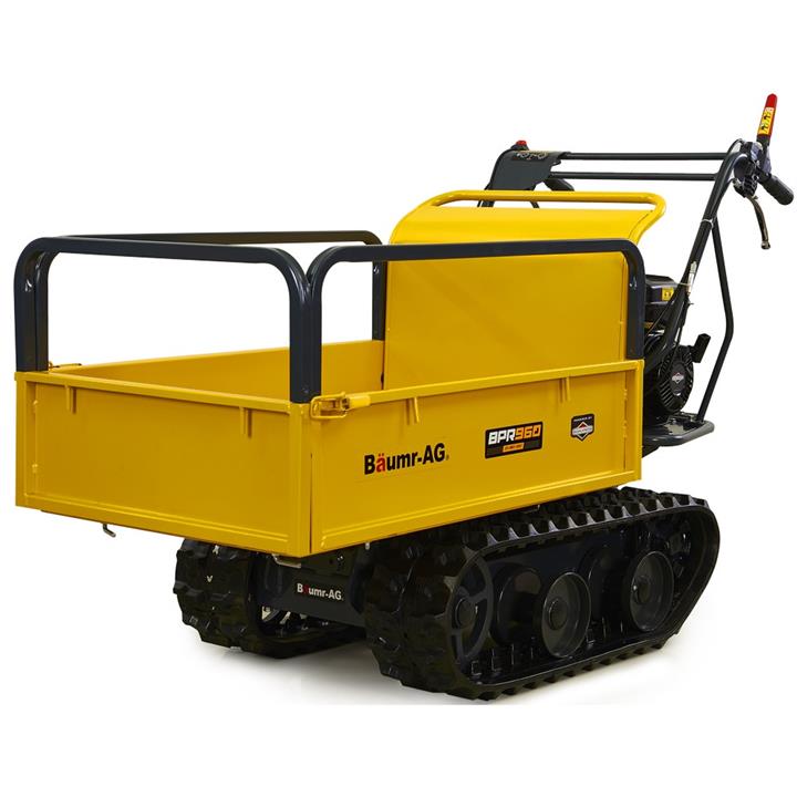 Baumr-AG Motorised Tracked Wheelbarrow Dumper, Briggs & Stratton CR950 Petrol Engine, 300kg Capacity Baumr-AG Motorised Tracked Wheelbarrow Dumper, Briggs & Stratton CR950 Petrol Engine, 300kg Capacity