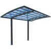 SHADE SHIELD Single Cantilever Carport 3.0m x 5.5m x 2.98m, Aluminium Alloy Frame, Polycarbonate Roof, Shelter for Car or Outdoor Living SHADE SHIELD Single Cantilever Carport 3.0m x 5.5m x 2.98m, Aluminium Alloy Frame, Polycarbonate Roof, Shelter for Car or Outdoor Living