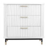 Sophia Wooden 3 Drawer Chest, White Sophia Wooden 3 Drawer Chest, White