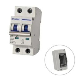 Sphere 2 Pole Non Polarised DC Circuit Breaker, 63A