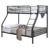 Tiamo Metal Bunk Bed, Trio, Black